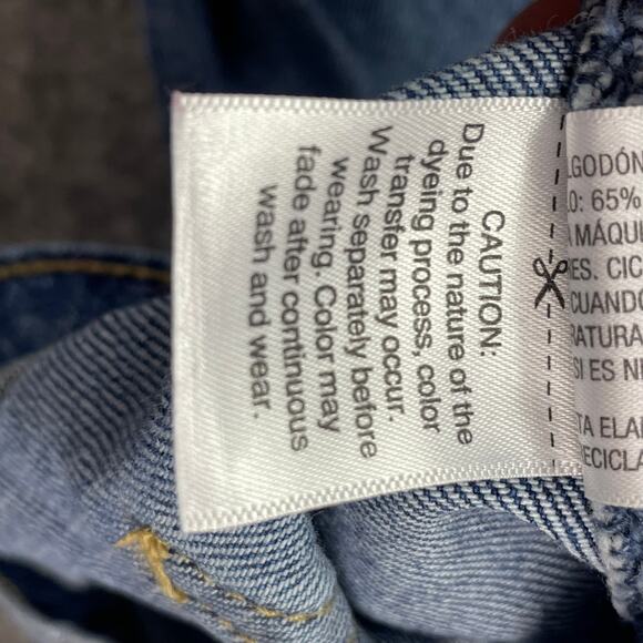 Universal Thread Boyfriend Denim Jeans Women’s Size 2/26R Cuffed Patched‎ - Picture 11 of 12